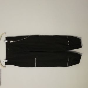 Juniors black joggers